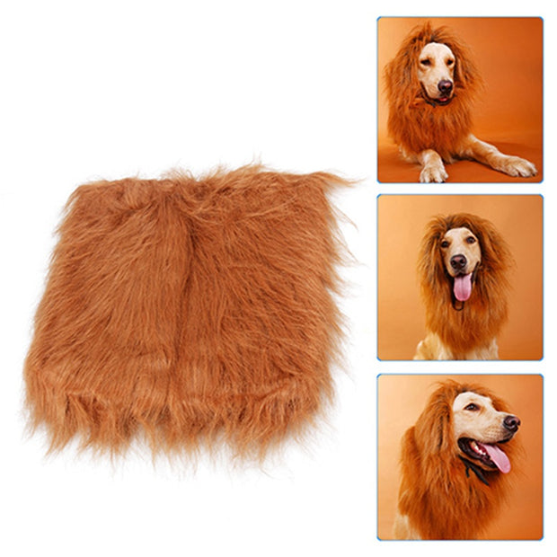 Cute Pet Cosplay Clothes Transfiguration Costume Lion Mane