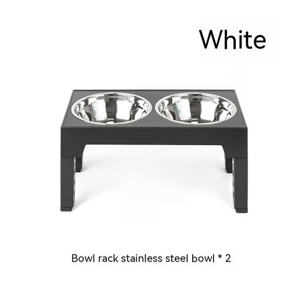 Pet Feeder Slow Feeding Bowl Lifting Dog Bowl Rack Neck Protection