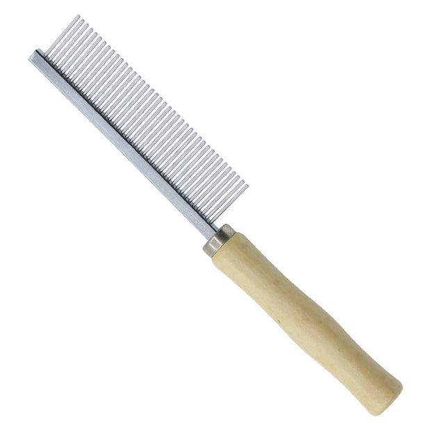 Wooden Handle Grooming Comb For Dogs Cats Pet