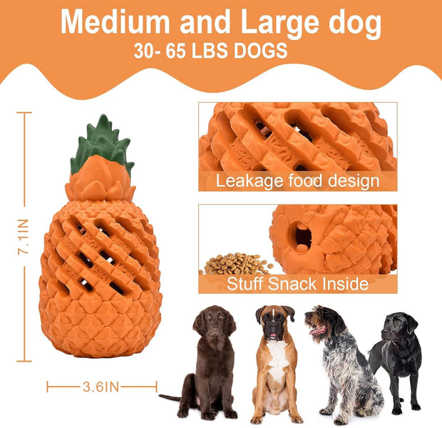 Dog Toys For Dogs Pineapple Dog Chew Toys For Aggressive Chewers Indestructible