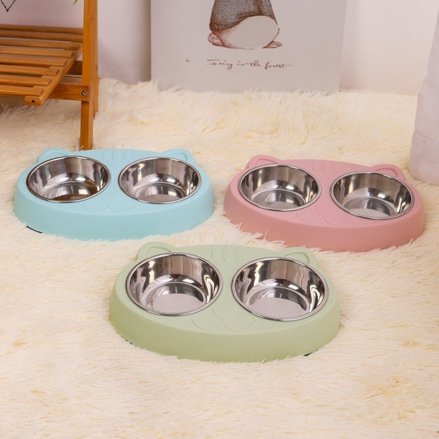 Cat Bowl Drinking Water Feeding Pet Rice Basin