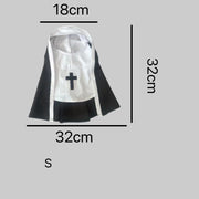 PET SHOW Nun Dog Costume For Small Medium Dogs Halloween Cosplay